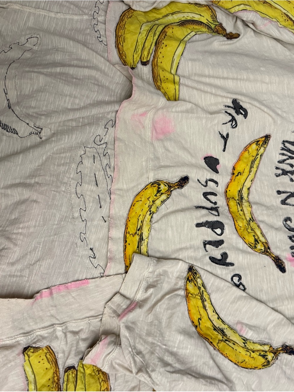 Magnolia Pearl White  Banana Funk n Junk hi low top